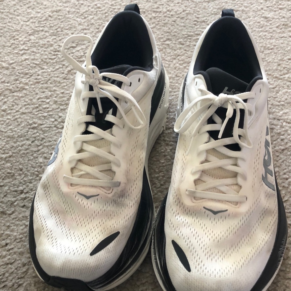 HOKA bondi 8 men’s 13 wide. Hard to find White color